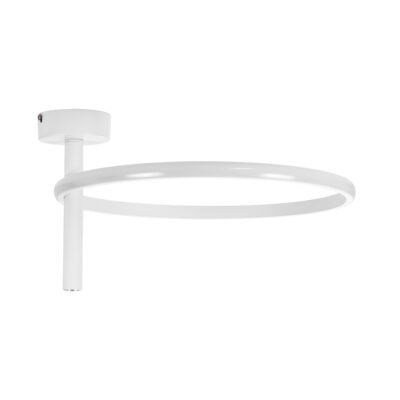 LEDTM® VERONA 61221 Φωτιστικό Οροφής Δαχτυλίδι-Κύκλος LED CCT 24W 2688lm 360° AC 220-240V - Εναλλαγή Φωτισμού μέσω Διακόπτη On/Off All In One Ψυχρό 6000k+Φυσικό 4500k+Θερμό 2700k Φ40 x Υ23cm - Λευκό - 3 Χρόνια Εγγύηση - Image 4