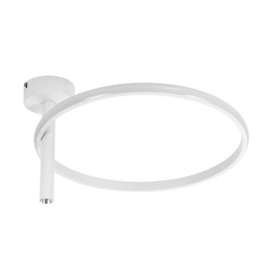 LEDTM® VERONA 61221 Φωτιστικό Οροφής Δαχτυλίδι-Κύκλος LED CCT 24W 2688lm 360° AC 220-240V - Εναλλαγή Φωτισμού μέσω Διακόπτη On/Off All In One Ψυχρό 6000k+Φυσικό 4500k+Θερμό 2700k Φ40 x Υ23cm - Λευκό - 3 Χρόνια Εγγύηση - Image 5