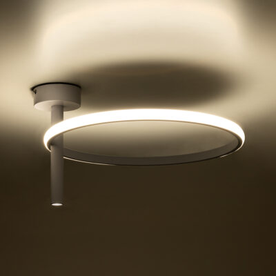 LEDTM® VERONA 61221 Φωτιστικό Οροφής Δαχτυλίδι-Κύκλος LED CCT 24W 2688lm 360° AC 220-240V - Εναλλαγή Φωτισμού μέσω Διακόπτη On/Off All In One Ψυχρό 6000k+Φυσικό 4500k+Θερμό 2700k Φ40 x Υ23cm - Λευκό - 3 Χρόνια Εγγύηση - Image 8