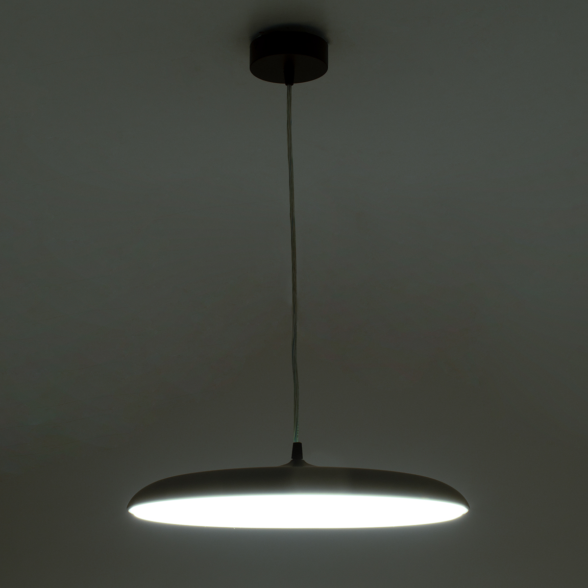 LEDTM® BARON 61254 Μοντέρνο Κρεμαστό Φωτιστικό Οροφής LED 24W 2880lm 120° AC 220-240V IP20 Ρυθμιζόμενο Λευκό CCT με On/Off 2700K/4500K/6000K - Lumileds SMD Chip - Μαύρο Ματ - Μ40 x Π40 x Υ10cm - 3 Χρόνια Εγγύηση - Image 11