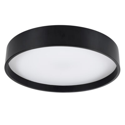LEDTM® NARNIA 61257 Πλαφονιέρα Οροφής LED CCT 75W 8625lm 120° AC 220-240V - Εναλλαγή Φωτισμού μέσω Τηλεχειριστηρίου All In One Ψυχρό 6000k+Φυσικό 4500k+Θερμό 2700k Dimmable Φ45 x Υ8cm - Μαύρο - 3 Years Warranty - Image 3