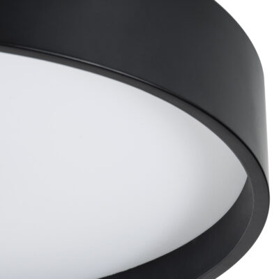 LEDTM® NARNIA 61257 Πλαφονιέρα Οροφής LED CCT 75W 8625lm 120° AC 220-240V - Εναλλαγή Φωτισμού μέσω Τηλεχειριστηρίου All In One Ψυχρό 6000k+Φυσικό 4500k+Θερμό 2700k Dimmable Φ45 x Υ8cm - Μαύρο - 3 Years Warranty - Image 8