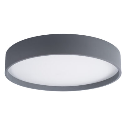 LEDTM® NARNIA 61260 Πλαφονιέρα Οροφής LED CCT 100W 11500lm 120° AC 220-240V - Εναλλαγή Φωτισμού μέσω Τηλεχειριστηρίου All In One Ψυχρό 6000k+Φυσικό 4500k+Θερμό 2700k Dimmable Φ60 x Υ10cm - Γκρι Ανθρακί - 3 Years Warranty - Image 4