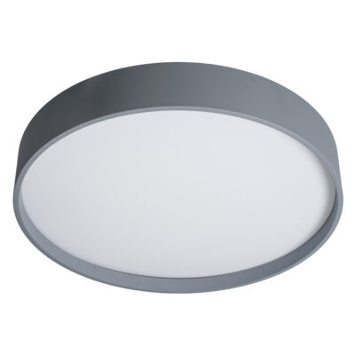 LEDTM® NARNIA 61260 Πλαφονιέρα Οροφής LED CCT 100W 11500lm 120° AC 220-240V - Εναλλαγή Φωτισμού μέσω Τηλεχειριστηρίου All In One Ψυχρό 6000k+Φυσικό 4500k+Θερμό 2700k Dimmable Φ60 x Υ10cm - Γκρι Ανθρακί - 3 Years Warranty - Image 5