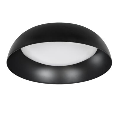 LEDTM® ANATOLIA 61261 Πλαφονιέρα Οροφής LED CCT 60W 6900lm 120° AC 220-240V - Εναλλαγή Φωτισμού μέσω Τηλεχειριστηρίου All In One Ψυχρό 6000k+Φυσικό 4500k+Θερμό 2700k Dimmable Φ43cm - Μαύρο - 3 Years Warranty - Image 3