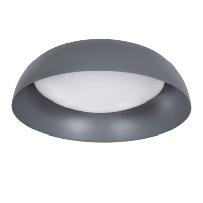 LEDTM® ANATOLIA 61262 Πλαφονιέρα Οροφής LED CCT 60W 6900lm 120° AC 220-240V - Εναλλαγή Φωτισμού μέσω Τηλεχειριστηρίου All In One Ψυχρό 6000k+Φυσικό 4500k+Θερμό 2700k Dimmable Φ43cm - Γκρι Ανθρακί - 3 Years Warranty - Image 3