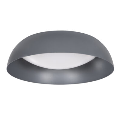 LEDTM® ANATOLIA 61262 Πλαφονιέρα Οροφής LED CCT 60W 6900lm 120° AC 220-240V - Εναλλαγή Φωτισμού μέσω Τηλεχειριστηρίου All In One Ψυχρό 6000k+Φυσικό 4500k+Θερμό 2700k Dimmable Φ43cm - Γκρι Ανθρακί - 3 Years Warranty - Image 4