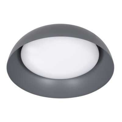 LEDTM® ANATOLIA 61262 Πλαφονιέρα Οροφής LED CCT 60W 6900lm 120° AC 220-240V - Εναλλαγή Φωτισμού μέσω Τηλεχειριστηρίου All In One Ψυχρό 6000k+Φυσικό 4500k+Θερμό 2700k Dimmable Φ43cm - Γκρι Ανθρακί - 3 Years Warranty - Image 5