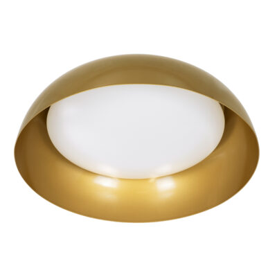 LEDTM® ANATOLIA 61263 Πλαφονιέρα Οροφής LED CCT 60W 6900lm 120° AC 220-240V - Εναλλαγή Φωτισμού μέσω Τηλεχειριστηρίου All In One Ψυχρό 6000k+Φυσικό 4500k+Θερμό 2700k Dimmable Φ43cm - Χρυσό - 3 Years Warranty - Image 5