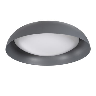 LEDTM® ANATOLIA 61265 Πλαφονιέρα Οροφής LED CCT 75W 8625lm 120° AC 220-240V - Εναλλαγή Φωτισμού μέσω Τηλεχειριστηρίου All In One Ψυχρό 6000k+Φυσικό 4500k+Θερμό 2700k Dimmable Φ60cm - Γκρι Ανθρακί - 3 Years Warranty - Image 3
