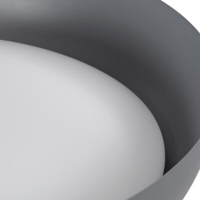 LEDTM® ANATOLIA 61265 Πλαφονιέρα Οροφής LED CCT 75W 8625lm 120° AC 220-240V - Εναλλαγή Φωτισμού μέσω Τηλεχειριστηρίου All In One Ψυχρό 6000k+Φυσικό 4500k+Θερμό 2700k Dimmable Φ60cm - Γκρι Ανθρακί - 3 Years Warranty - Image 8