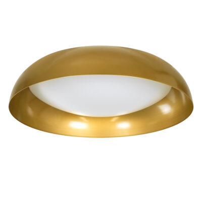 LEDTM® ANATOLIA 61266 Πλαφονιέρα Οροφής LED CCT 75W 8625lm 120° AC 220-240V - Εναλλαγή Φωτισμού μέσω Τηλεχειριστηρίου All In One Ψυχρό 6000k+Φυσικό 4500k+Θερμό 2700k Dimmable Φ60cm - Χρυσό - 3 Years Warranty - Image 3