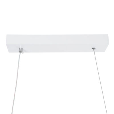 LEDTM® MORALES 61276 Μοντέρνο Κρεμαστό Φωτιστικό Οροφής LED 54W 6048lm 300° AC 220-240V IP20 Ρυθμιζόμενο Λευκό CCT με Χειριστήριο από 2700K έως 6000K Dimmable - Lumileds SMD Chip - Λευκό Ματ - Μ90 x Π14 x Υ14cm - 3 Χρόνια Εγγύηση - Image 7