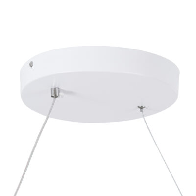 LEDTM® SPIRALE 61284 Κρεμαστό Φωτιστικό Οροφής Design LED CCT 75W 8400lm 300° AC 220-240V - Εναλλαγή Φωτισμού μέσω Τηλεχειριστηρίου All In One Ψυχρό 6000k+Φυσικό 4500k+Θερμό 2700k Dimmable Μ72 x Π25 x Υ30cm - Λευκό - 3 Years Warranty - Image 7
