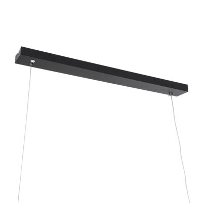 LEDTM® WINDY 61292 Κρεμαστό Φωτιστικό Οροφής Design LED CCT 67W 7504lm 300° AC 220-240V - Εναλλαγή Φωτισμού μέσω Τηλεχειριστηρίου All In One Ψυχρό 6000k+Φυσικό 4500k+Θερμό 2700k Dimmable Μ120 x Π4 x Υ30cm - Μαύρο - 3 Years Warranty - Image 8