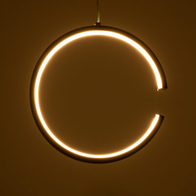 LEDTM® CEROBA 61306 Κρεμαστό Φωτιστικό Οροφής Linear Design LED CCT 12W 1320lm 360° AC 220-240V - Εναλλαγή Φωτισμού μέσω Διακόπτη On/Off All In One Ψυχρό 6000k+Φυσικό 4500k+Θερμό 2700k Φ22 x Π2cm - Μαύρο - 3 Years Warranty - Image 9
