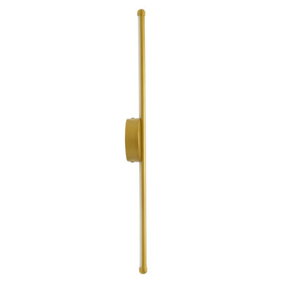 LEDTM® DIADEM 61330 Φωτιστικό Τοίχου - Απλίκα Design LED CCT 9W 1080lm 120° AC 220-240V - Εναλλαγή Φωτισμού μέσω Διακόπτη On/Off All In One Ψυχρό 6000k+Φυσικό 4500k+Θερμό 2700k Μ10 x Π4 x Υ60cm - Χρυσό - 3 Years Warranty - Image 5