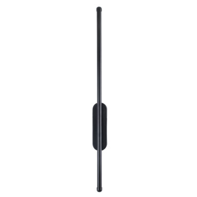 LEDTM® HARLEM 61331 Φωτιστικό Τοίχου - Απλίκα Design LED CCT 9W 1080lm 120° AC 220-240V - Εναλλαγή Φωτισμού μέσω Διακόπτη On/Off All In One Ψυχρό 6000k+Φυσικό 4500k+Θερμό 2700k Μ5 x Π4 x Υ60cm - Μαύρο - 3 Years Warranty - Image 4