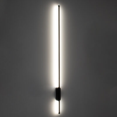 LEDTM® HARLEM 61335 Φωτιστικό Τοίχου - Απλίκα Design LED CCT 18W 2160lm 120° AC 220-240V - Εναλλαγή Φωτισμού μέσω Διακόπτη On/Off All In One Ψυχρό 6000k+Φυσικό 4500k+Θερμό 2700k Μ5 x Π4 x Υ120cm - Μαύρο - 3 Years Warranty - Image 10