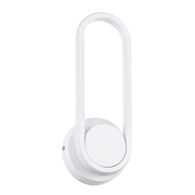 LEDTM® DALLAS 61346 Φωτιστικό Τοίχου - Απλίκα Design LED CCT 12W 1440lm 360° AC 220-240V - Εναλλαγή Φωτισμού μέσω Διακόπτη On/Off All In One Ψυχρό 6000k+Φυσικό 4500k+Θερμό 2700k Μ12 x Π6.5 x Υ32cm - Λευκό - 3 Years Warranty - Image 3