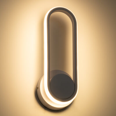 LEDTM® DALLAS 61346 Φωτιστικό Τοίχου - Απλίκα Design LED CCT 12W 1440lm 360° AC 220-240V - Εναλλαγή Φωτισμού μέσω Διακόπτη On/Off All In One Ψυχρό 6000k+Φυσικό 4500k+Θερμό 2700k Μ12 x Π6.5 x Υ32cm - Λευκό - 3 Years Warranty - Image 9