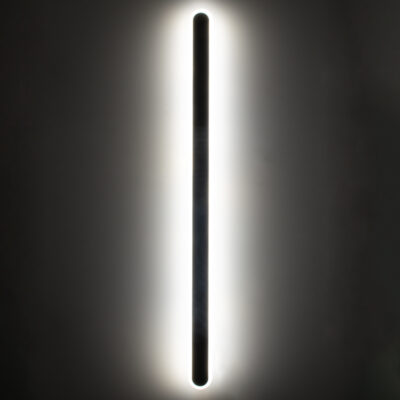 LEDTM® HOUSTON 61349 Φωτιστικό Τοίχου - Απλίκα Design LED CCT 24W 2880lm 360° AC 220-240V - Εναλλαγή Φωτισμού μέσω Διακόπτη On/Off All In One Ψυχρό 6000k+Φυσικό 4500k+Θερμό 2700k Μ6 x Π3 x Υ100cm - Μαύρο - 3 Years Warranty - Image 9