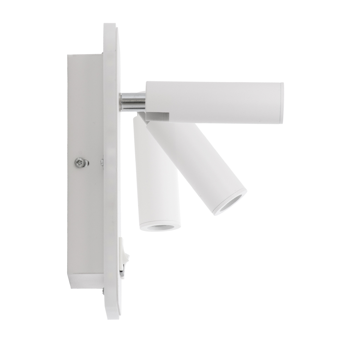 LEDTM® LADY-O 61364 Μοντέρνο Φωτιστικό Τοίχου - Απλίκα Ξενοδοχείου Reading Light με Φορτιστή USB 3A LED 10W 1000lm 36° & 360° AC 220-240V IP20 Φυσικό Λευκό 4500K - Bridgelux COB Chip & TÜV SÜD Driver - Λευκό Ματ - Μ10.5 x Π10 x Υ18.5cm - 3 Χρόνια Εγγύηση - Image 4