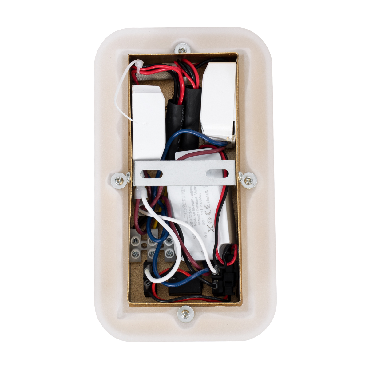 LEDTM® LADY-O 61366 Μοντέρνο Φωτιστικό Τοίχου - Απλίκα Ξενοδοχείου Reading Light με Φορτιστή USB 3A LED 10W 1000lm 36° & 360° AC 220-240V IP20 Φυσικό Λευκό 4500K - Bridgelux COB Chip & TÜV SÜD Driver - Χρυσό Βούρτσας - Μ10.5 x Π10 x Υ18.5cm - 3 Χρόνια Εγγύηση - Image 5