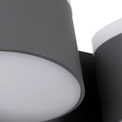 LEDTM® REGENCY 61378 Μοντέρνο Φωτιστικό Τοίχου - Απλίκα Ξενοδοχείου Reading Light με Φορτιστή USB 3A LED 16W 1840lm 120° AC 220-240V IP20 Φυσικό Λευκό 4500K - Γκρι Ανθρακί - Μ16.5 x Π12 x Υ10cm - 3 Χρόνια Εγγύηση - Image 8