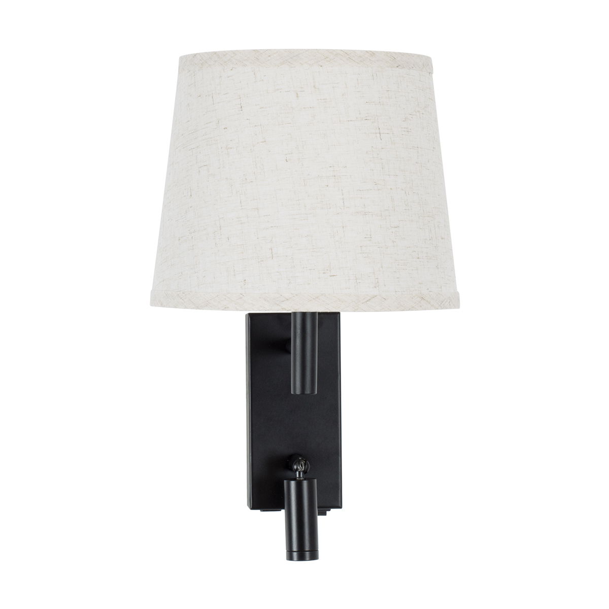 LEDTM® ROULETTE-R 61379 Μοντέρνο Φωτιστικό Τοίχου - Απλίκα Ξενοδοχείου Reading Light με Φορτιστή USB 3A & Ντουί 1 x E27 LED 3W 360lm 36° & 360° AC 220-240V IP20 Φυσικό Λευκό 4500K - Bridgelux COB Chip & TÜV SÜD Driver - Μαύρο & Μπεζ - Μ22 x Π23.5 x Υ37cm - Σετ 2 Τεμαχίων - 3 Χρόνια Εγγύηση - Image 4