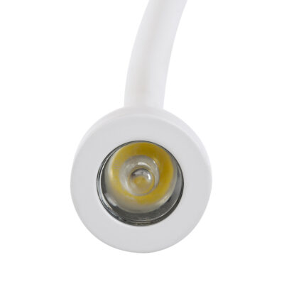 LEDTM® ROULETTE-S 61383 Μοντέρνο Φωτιστικό Τοίχου - Απλίκα Ξενοδοχείου Bed Side LED 3W 360lm & 1 x E27 36° & 360° AC 220-240V - Reading Up/Down Light - Φορτιστής USB 3A - Μ17 x Π20 x Υ37cm - Φυσικό Λευκό 4500K - Λευκό με Μπεζ Καπέλο - Σετ 2 Τεμαχίων - Image 8
