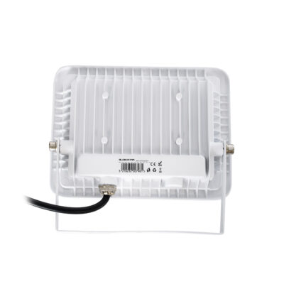 LEDTM® ATLAS 61414 Επαγγελματικός Προβολέας LED 30W 3600lm 120° AC 220-240V - Αδιάβροχος IP67 - Μ16 x Π2.5 x Υ12.5cm - Λευκό - Φυσικό Λευκό 4500K - LUMILEDS Chips - TÜV Rheinland Certified - 5 Years Warranty - Image 5