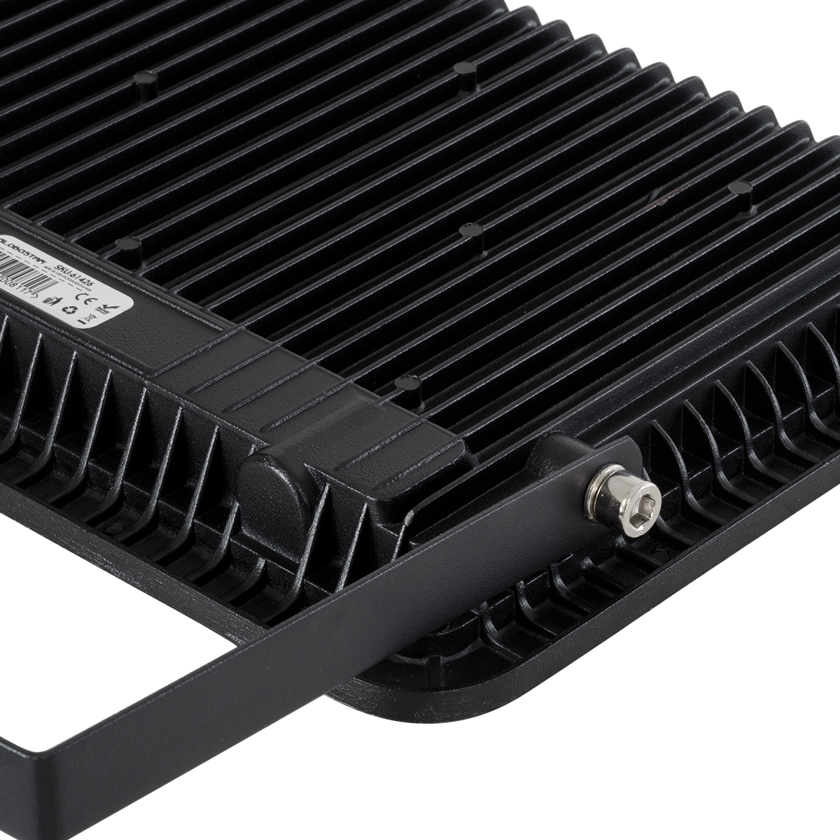 LEDTM® ATLAS 61426 Προβολέας LED 100W 12000lm 120° AC 220-240V Αδιάβροχο IP67 Φυσικό Λευκό 4500K - Lumileds SMD Chip - TÜV Rheinland Certified - Μαύρο Ματ - Μ27 x Π4 x Υ21cm - 5 Χρόνια Εγγύηση - Image 7