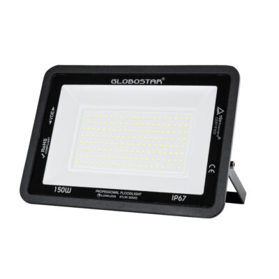 Alternative view of LEDTM® ATLAS 61428 Προβολέας LED 150W 18750lm 120° AC 220-240V Αδιάβροχο IP67 Ψυχρό Λευκό 6000K - Lumileds SMD Chip - TÜV Rheinland Certified - Μαύρο Ματ - Μ32 x Π4 x Υ23cm - 5 Χρόνια Εγγύηση