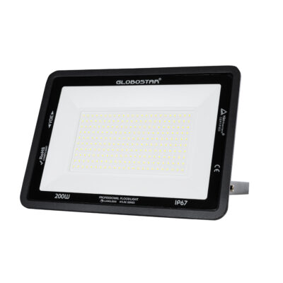 Alternative view of LEDTM® ATLAS 61431 Προβολέας LED 200W 25000lm 120° AC 220-240V Αδιάβροχο IP67 Ψυχρό Λευκό 6000K - Lumileds SMD Chip - TÜV Rheinland Certified - Μαύρο Ματ - Μ38 x Π4 x Υ28cm - 5 Χρόνια Εγγύηση