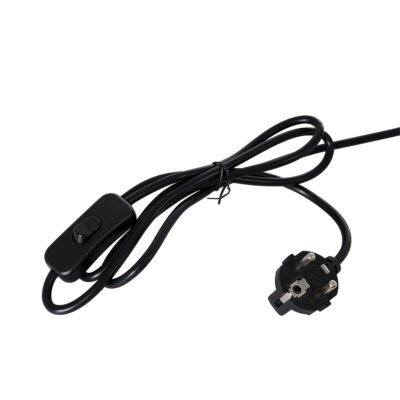 LEDTM® URANUS-L 61457 Μοντέρνο Επιτραπέζιο Φωτιστικό Πορτατίφ Δίφωτο 2 x E27 IP20 Μαύρο & Λευκό Μέταλλο - Μ50 x Π50 x Υ77cm - Image 9