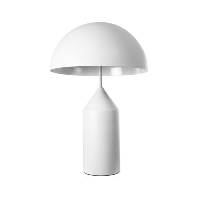 LEDTM® URANUS-L 61458 Μοντέρνο Επιτραπέζιο Φωτιστικό Πορτατίφ Δίφωτο 2 x E27 IP20 Λευκό Μέταλλο - Μ50 x Π50 x Υ77cm - Image 3