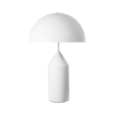 LEDTM® URANUS-L 61458 Μοντέρνο Επιτραπέζιο Φωτιστικό Πορτατίφ Δίφωτο 2 x E27 IP20 Λευκό Μέταλλο - Μ50 x Π50 x Υ77cm - Image 4