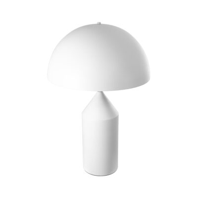 LEDTM® URANUS-L 61458 Μοντέρνο Επιτραπέζιο Φωτιστικό Πορτατίφ Δίφωτο 2 x E27 IP20 Λευκό Μέταλλο - Μ50 x Π50 x Υ77cm - Image 5