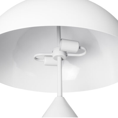 LEDTM® URANUS-L 61458 Μοντέρνο Επιτραπέζιο Φωτιστικό Πορτατίφ Δίφωτο 2 x E27 IP20 Λευκό Μέταλλο - Μ50 x Π50 x Υ77cm - Image 8