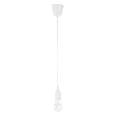 LEDTM® CABLITO 61550 Μοντέρνο Κρεμαστό Φωτιστικό Οροφής με Ντουί 1 x E27 AC 220-240V IP20 - Λευκό - Μ4 x Π4 x Υ110cm