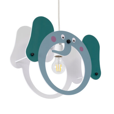 LEDTM® ELEPHANT 61578 Παιδικό Κρεμαστό Φωτιστικό Φιγούρα Μονόφωτο 1 x E27 IP20 Πολύχρωμο Πλαστικό - Μ37.7 x Π15.5 x Υ31.5cm - Image 6