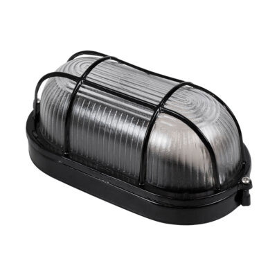 LEDTM® BOATLIGHT 61583 Vintage Φωτιστικό Καραβοχελώνα Τοίχου - Απλίκα με Ντουί 1 x E27 120° AC 220-240V Αδιάβροχο IP65 - Μαύρο Ματ - Μ21 x Π10.4 x Υ9cm - Image 7