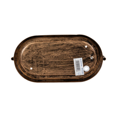 LEDTM® BOATLIGHT 61584 Vintage Φωτιστικό Καραβοχελώνα Τοίχου - Απλίκα με Ντουί 1 x E27 120° AC 220-240V Αδιάβροχο IP65 - Μπρονζέ Εφέ Σκουριάς Ματ - Μ21 x Π10.4 x Υ9cm - Image 6