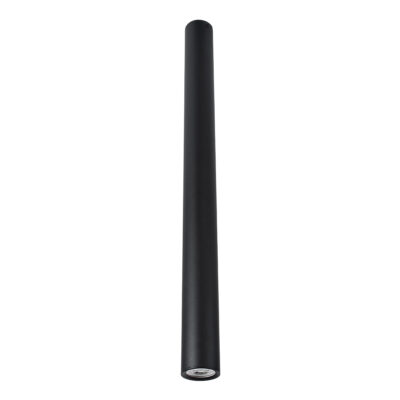 LEDTM® DUCT 61621 Επιφανειακό Στρόγγυλο Φωτιστικό Σποτ Αλουμινίου με Ντουί GU10 VDE Certified AC 220-240V IP44 Φ6 x Υ75cm - Μαύρο - 5 Years Warranty - Image 3