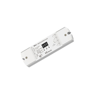 LEDTM® 70668 D4-L SKYDANCE DC DMX & RDM Dimmer High Speed Controller / Decoder 4 Καναλιών DC 12-24V 4 x 5A 120W - Max 20.5A 480W - IP20 Μ17 x Π5 x Υ2.5cm - 5 Years Warranty - Image 6