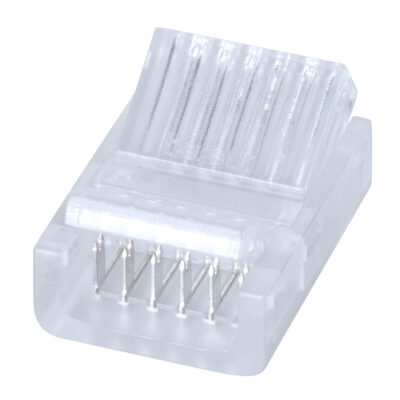 LEDTM® STRIPART 70690 Ενωτικός Ταχυσύνδεσμος για Πολύχρωμη RGBW+WW Ταινία LED 6Pin 12mm σε Καλώδιο Τροφοδοσίας 6Pin IP20 - Μ2.1 x Π1.6 x Υ0.7cm - Image 3