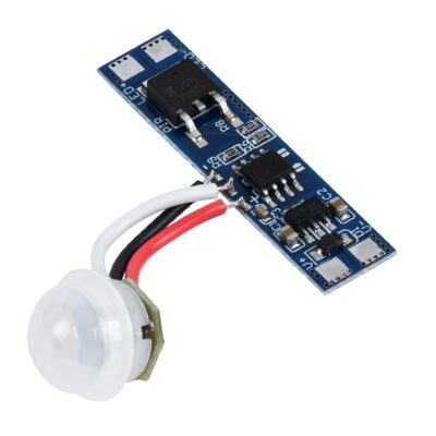 LEDTM® SENSOR-PROFILE 70692 Mini PIR Ανιχνευτής-Αισθητήρας Κίνησης Modular για Προφίλ Αλουμινίου - DC 5-24V 1 x 8A 192W - Max 8A 192W - IP20 - Γωνία Ανίχνευσης 180° & Απόσταση Ανίχνευσης 3 Μέτρα με 30 Sec Χρόνο Αναμονής -  Μ4.3 x Π1 x Υ1.5cm - 2 Χρόνια Εγγύηση