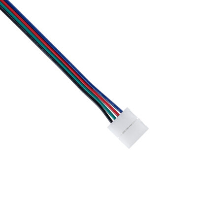 LEDTM® 70730 Μονός Connector Ατερμάτιστος με 15cm Καλώδιο για Όλες τις RGB Ταινίες LED 10mm - Image 3