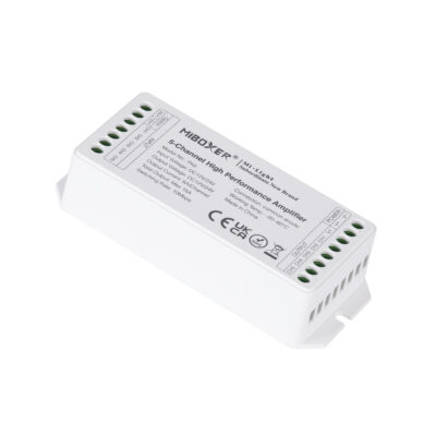 Alternative view of LEDTM® MiBOXER-PA5 71429 DC Ενισχυτής Ισχύος & Σήματος Υψηλής Ταχύτητας με 5 x 6A 144W Κανάλια DC 12-24V 15A 360W Max IP20 - Μ11.4 x Π4.9 x Υ2.8cm - 5 Χρόνια Εγγύηση